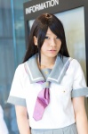 asaoka_miyabi blouse cosplay original pleated_skirt scarf_tie skirt rating:Safe score:0 user:pixymisa