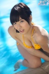 bikini cleavage ponytail pool side-tie_bikini swimsuit wet yume_kana rating:Safe score:0 user:nil!