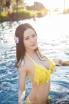 bikini_top cleavage nancy sarong swimsuit wet xiuren_069 rating:Safe score:0 user:nil!