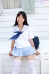 bookbag nishihama_fuuka pleated_skirt sailor_uniform school_uniform skirt thighhighs zettai_ryouiki rating:Safe score:0 user:nil!