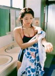 bathroom hotta_yuika one-piece_swimsuit swimsuit towel wet rating:Safe score:1 user:nil!