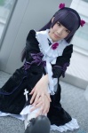 asae_ayato bows cosplay dress flowers gokou_ruri hairband ore_no_imouto_ga_konna_ni_kawaii_wake_ga_nai pantyhose purple_hair red_eyes rating:Safe score:0 user:nil!