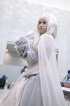 bandeau blonde_hair cape cosplay luna_ballad midriff shirayuki_himeno skirt sound_horizon rating:Safe score:0 user:nil!