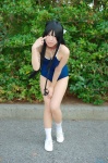 chigusa_nana collar cosplay hairbow leash makiron nana_to_kaoru pantyhose socks swimsuit rating:Safe score:1 user:pixymisa