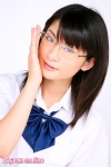 blouse glasses mitsui_mayu school_uniform rating:Safe score:0 user:nil!