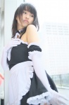 apron collar cosplay dress elbow_gloves gloves hairband himezaki_reika kore_ga_watashi_no_goshujin-sama kurauchi_anna maid maid_uniform rating:Safe score:0 user:nil!