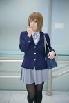 black_legwear blazer blouse bookbag cosplay hair_clips hirasawa_yui k-on! narihara_riku pantyhose pleated_skirt school_uniform skirt rating:Safe score:0 user:nil!