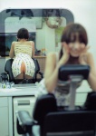 ass camisole gakuen ichikawa_yui miniskirt mirror shorts skirt slit twintails rating:Safe score:0 user:nil!
