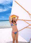 beach bikini cleavage never-ending_summer ocean swimsuit umbrella wakatsuki_chinatsu rating:Safe score:0 user:nil!