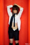 blouse corset glasses misty_302 moriyama_kana open_clothes panties shorts tie rating:Safe score:1 user:nil!