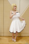 blonde_hair cosplay dress dress_lift hair_clips kagamine_rin sora tagme_song vocaloid rating:Safe score:0 user:nil!