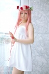 cosplay dress eco headband just_be_friends_(vocaloid) megurine_luka pantyhose pink_hair vocaloid rating:Safe score:1 user:nil!