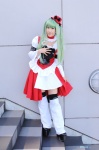 boots cc code_geass cosplay garters green_hair hat natsuki ruffles thighhighs twintails rating:Safe score:0 user:nil!