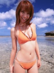 beach bikini cat_jump cleavage ocean swimsuit yamamoto_azusa rating:Safe score:2 user:nil!