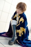 blazer boots cape code_geass cosplay crossplay kururugi_suzaku shinguu_naoki trousers rating:Safe score:0 user:nil!