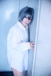 akira_(togianu) bottomless cosplay dress_shirt silver_hair togainu_no_chi uzuki rating:Safe score:0 user:Log