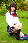 blouse bookbag kneesocks maeyama_natsuha pleated_skirt school_uniform skirt rating:Safe score:1 user:nil!