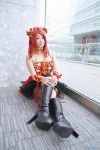 boots corset cosplay garter love_live!_school_idol_project miniskirt nishikino_maki skirt tatsuki_(iii) twin_buns rating:Safe score:0 user:nil!