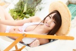 bikini cleavage shimura_rika straw_hat super☆girls swimsuit rating:Safe score:2 user:nil!