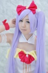 camisole cosplay hairbow kiichigo_taruto manaka_lala pri_para purple_hair twintails rating:Safe score:0 user:nil!
