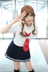 cosplay kimikiss kneesocks mizusawa_mao namada school_uniform twin_braids rating:Safe score:0 user:nil!