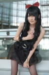 akiyama_mio cosplay dress hairband hairbow hiokichi k-on! pantyhose wristband rating:Safe score:3 user:pixymisa