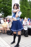 cosplay hairbow love_plus pantyhose pleated_skirt sailor_uniform school_uniform skirt takane_manaka thighhighs tsukushi zettai_ryouiki rating:Safe score:1 user:nil!