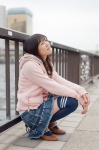 jacket shino_kei skirt thighhighs tshirt zettai_ryouiki rating:Safe score:0 user:pixymisa