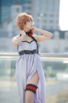 choker cosplay dress garter makiron meiko orange_hair pantyhose venomania_kou_no_kyouki_(vocaloid) vocaloid rating:Safe score:0 user:nil!