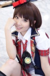 akb48 blazer blouse boots cosplay hat hinomura_uta miniskirt pleated_skirt school_uniform shinoda_mariko_(cosplay) skirt tie rating:Safe score:0 user:pixymisa