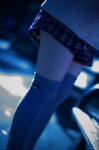 cardigan chippu cosplay grey_legwear original pleated_skirt skirt thighhighs zettai_ryouiki rating:Safe score:1 user:nil!