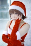 cosplay dress elbow_gloves fingerless_gloves gloves mashiro_ayaki original santa_costume stocking_cap rating:Safe score:0 user:nil!