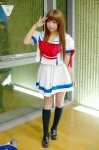 cosplay fujieda_honami kneesocks pleated_skirt ribbons sailor_uniform school_uniform skirt tsuki_ha_higashi_ni_hi_ha_nishi_ni zero_inch rating:Safe score:1 user:nil!