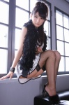 feather_boa fishnet_stockings mitsui_mayu ponytail qipao thighhighs zettai_ryouiki rating:Safe score:1 user:nil!