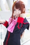 antenna_hair blazer blouse bowtie caramel_eyes cosplay little_busters! natsume_rin_(little_busters) rion rating:Safe score:0 user:pixymisa