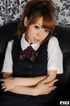 blouse fujisaki_yue miniskirt ponytail rq-star_402 skirt vest rating:Safe score:0 user:nil!