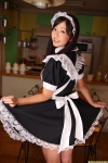 apron costume dgc_0815 dress dress_lift hairband maid maid_uniform murakami_yuri rating:Safe score:0 user:nil!