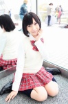 blouse chizuru_(ii) cosplay hata_sawako_(cosplay) kneesocks pleated_skirt school_uniform ske48 skirt rating:Safe score:1 user:nil!