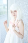 bakemonogatari cosplay dress sengoku_nadeko white_hair yachika rating:Safe score:0 user:nil!
