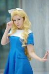 blonde_hair cosplay dress glasses hairbow sasa shirayuri_hime zone-00 rating:Safe score:1 user:nil!