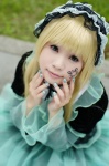 blonde_hair cosplay dress hairband hortense lace ruffles shirayuki_himeno sound_horizon rating:Safe score:1 user:nil!