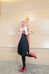 cosplay crown dress kneesocks megurine_luka necklace pink_hair shirato_miyuki vocaloid rating:Safe score:0 user:pixymisa