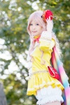 atelier_meruru blonde_hair bow cape cosplay crown dress merurulince_rede_arls miho pettipants rating:Safe score:0 user:pixymisa