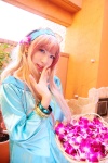 blouse cosplay hairband macross macross_frontier multi-colored_hair sachi_budou sheryl_nome sunglasses rating:Safe score:0 user:nil!