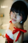 bathroom bathtub cosplay dress original santa_costume sayaka stocking_cap rating:Safe score:0 user:nil!