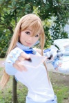 blonde_hair card cosplay fingerless_gloves gloves narayama_kojika school_uniform tenjouin_asuka yugioh_gx rating:Safe score:1 user:nil!