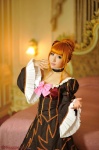 beatrice braid choker cleavage cosplay gown orange_hair saku umineko_no_naku_koro_ni rating:Safe score:0 user:nil!