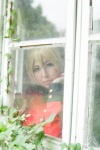 blonde_hair blouse braid cosplay darjeeling garden_(ii) girls_und_panzer military_uniform na-san window rating:Safe score:0 user:Beako
