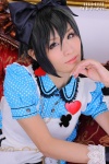 apron cosplay dress hairbow idolmaster kikuchi_makoto kobayakawa_saiko silver_hair rating:Safe score:0 user:nil!