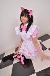 animal_ears cat_ears cosplay dress kousaka_yun maid tagme_character tagme_series thighhighs zettai_ryouiki rating:Safe score:1 user:Prishe
